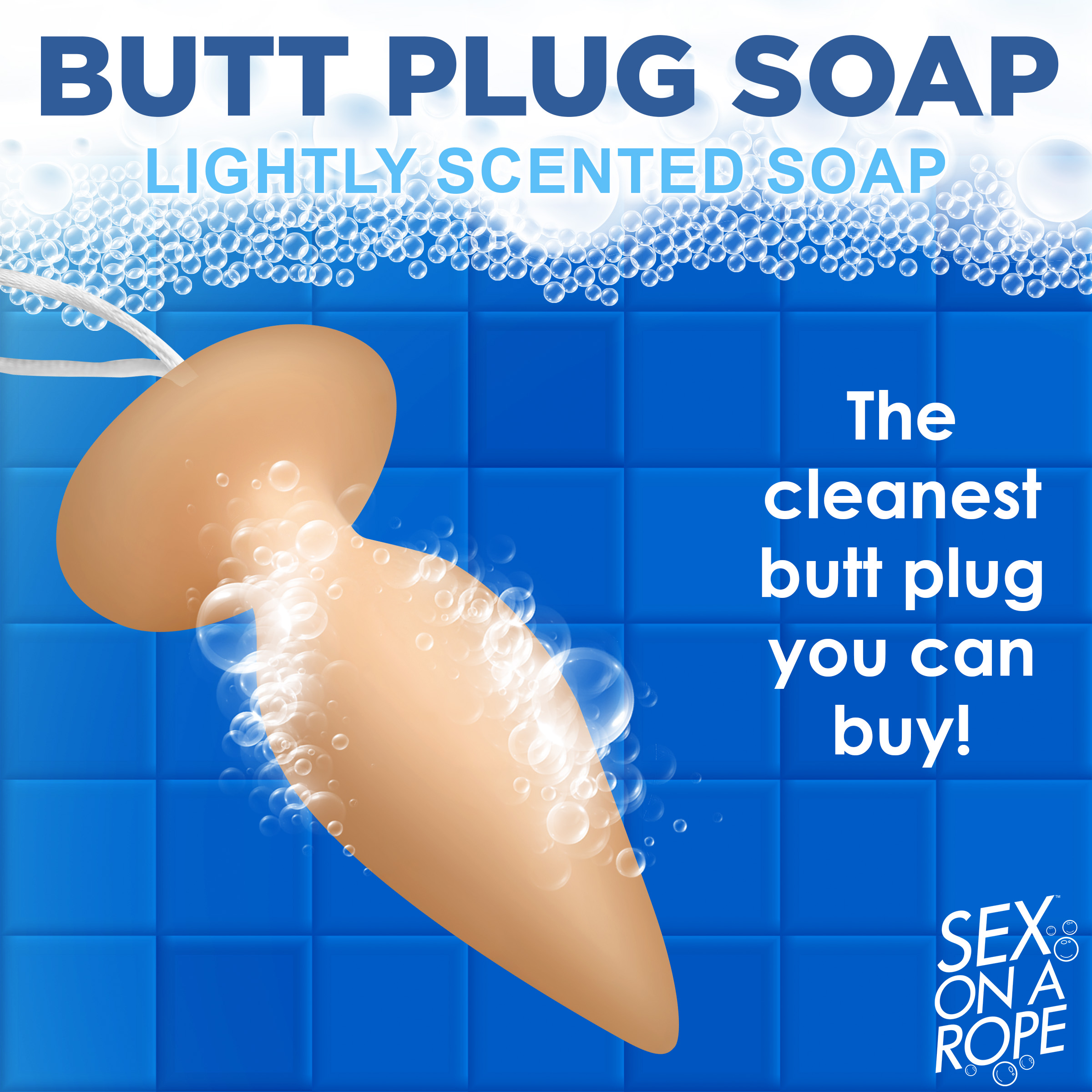 Butt Plug Soap On A Rope