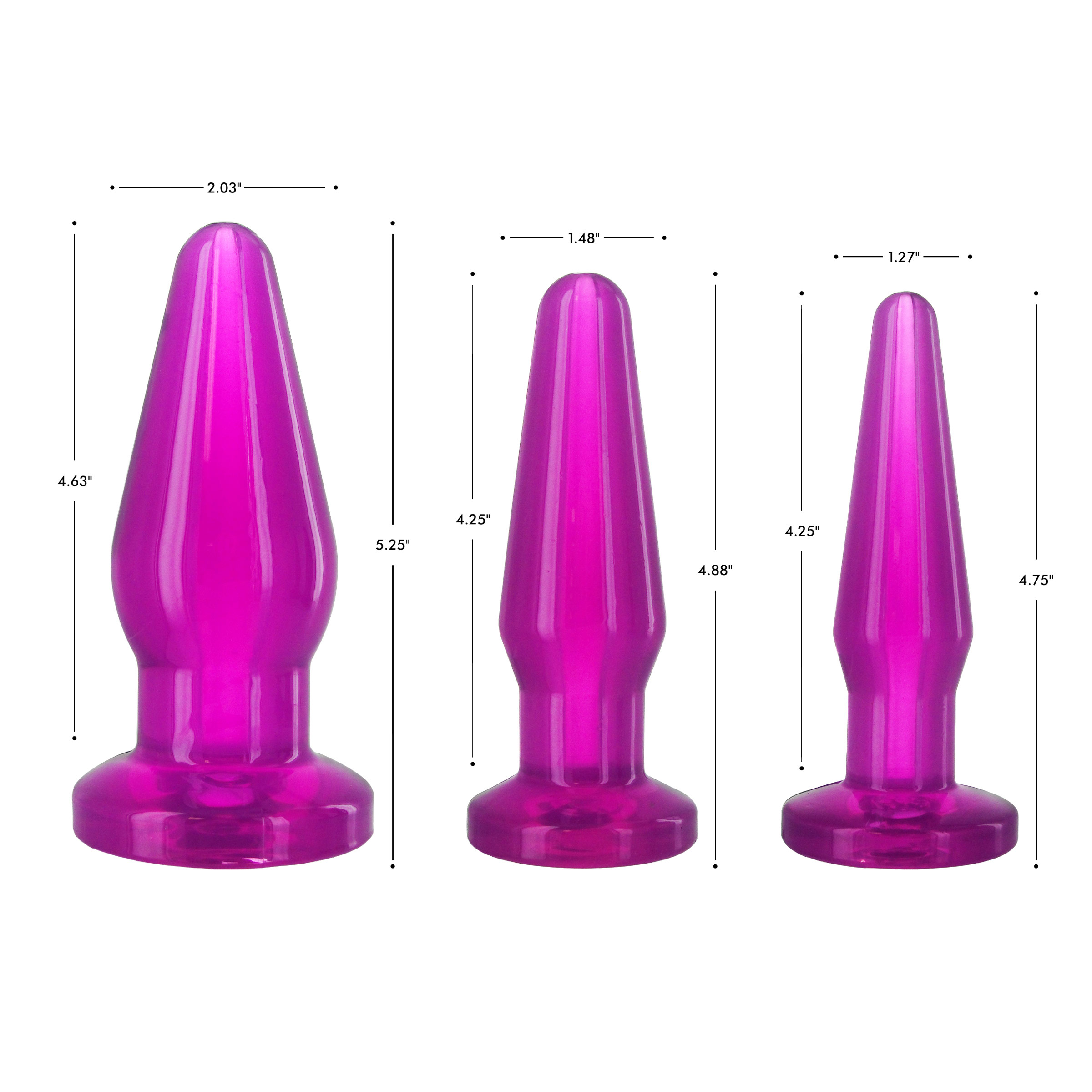 Fill-er-Up Butt Plug Kit – Purple