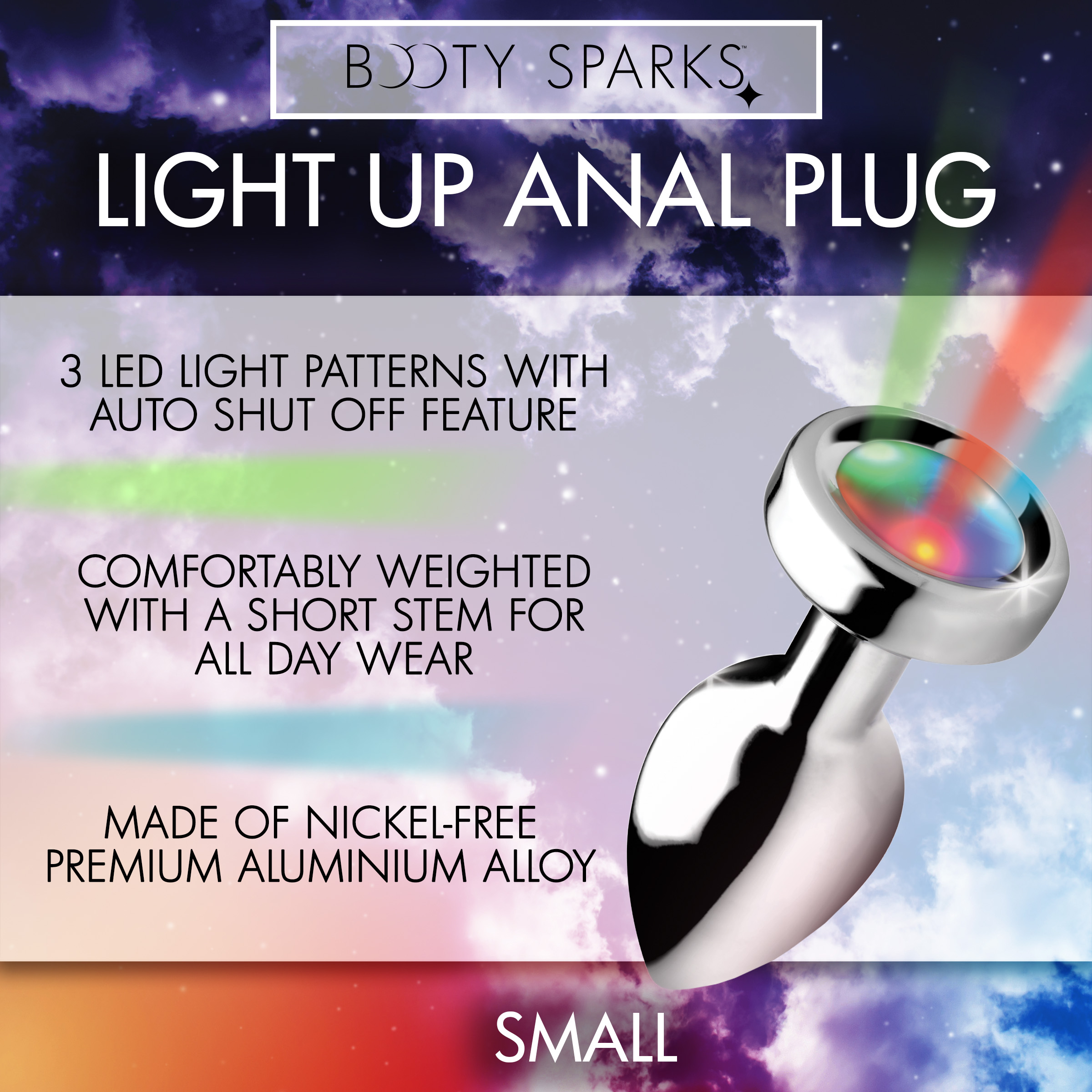 Light Up Anal Plug – Small