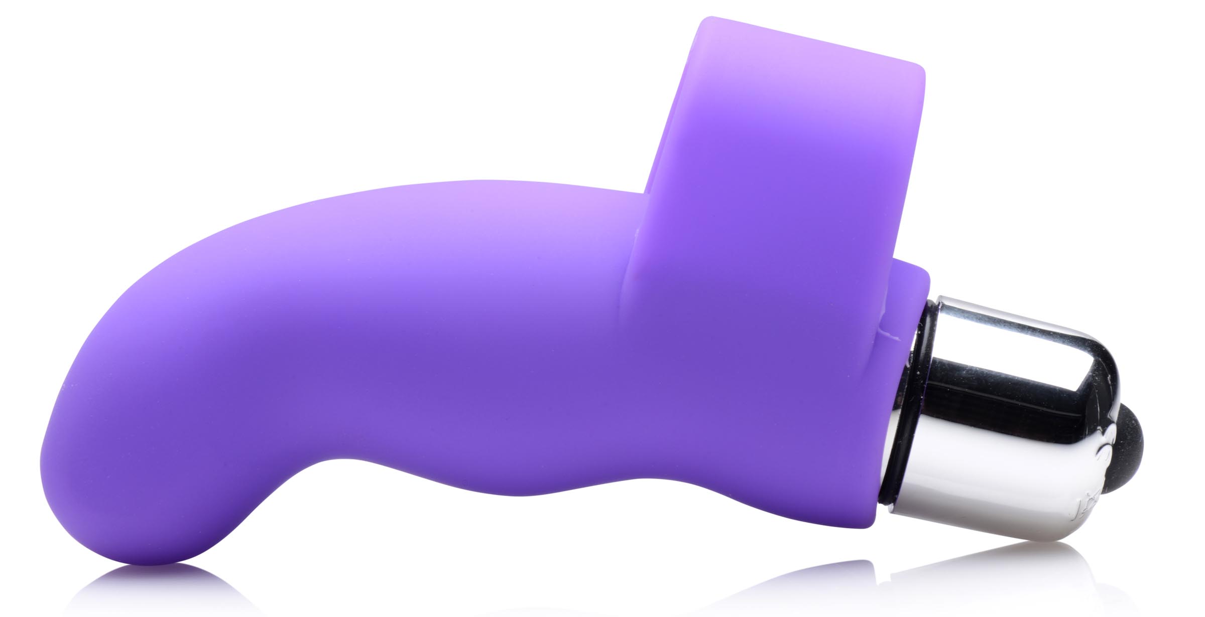 G-Thrill Silicone Finger Vibe – Purple
