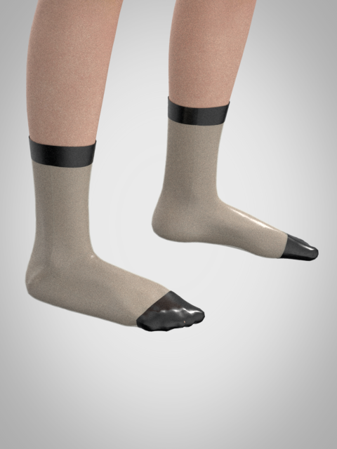 Seamed Calf Socks